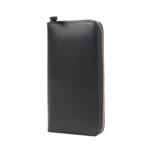 Large Zipper Clutch Wallet A875.BLK