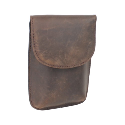 Cowhide Leather Traveler Passport  Waist Holder A919DB