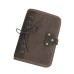 Vintage Leather and Waxed Canvas Combination Journal B249.GRY