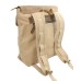 Sport Cowhide Leather Canvas Backpack C20. GRY