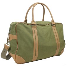 Classic Large Canvas Duffle Travel Bag C77.Green
