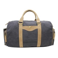 Classic Small Canvas Carry On Duffle Bag CD01. Grey