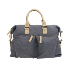 Classic Canvas Over Night Travel Bag CD02.Grey