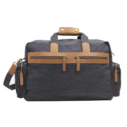 Classic Large Canvas Duffle Travel Bag CD04.Grey