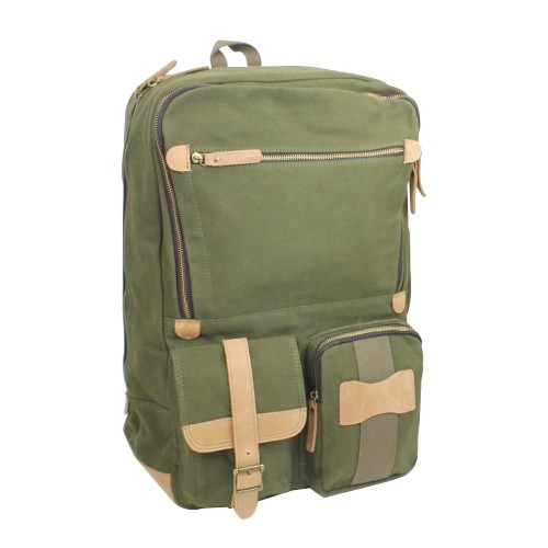 Classic Super Large Canvas Backpack CK08.Green