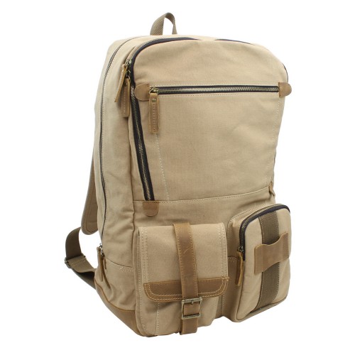 Classic Super Large Canvas Backpack CK08.Khaki