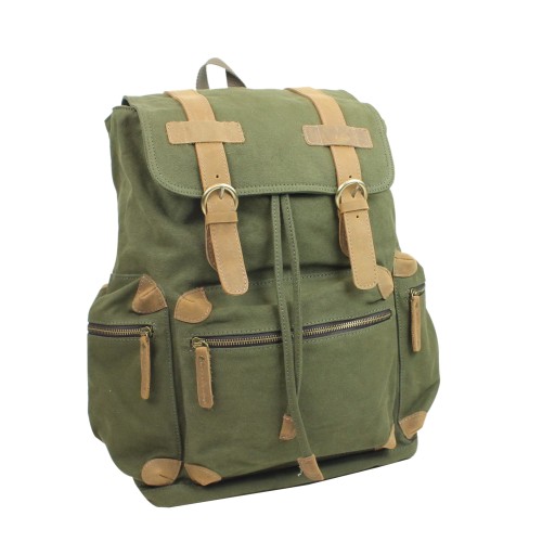 Classic Large Canvas Backpack CK10.Green