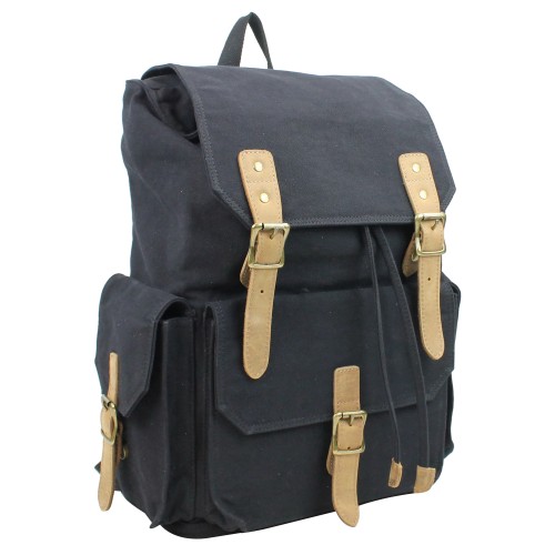 Classic Large Canvas Backpack CK11.BLK