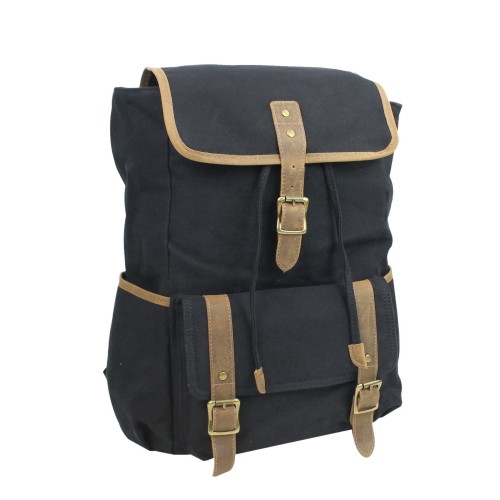 Classic Large Canvas Backpack CK12.Black