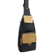 Long Shape Slide Shoulder Chest Pack CK81.Black