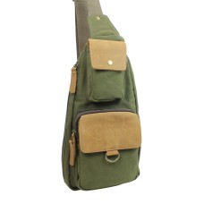 Long Shape Slide Shoulder Chest Pack CK81.Green