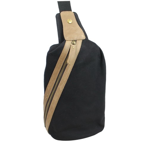 Fashion Style Canvas Chest Pack CK82.Black