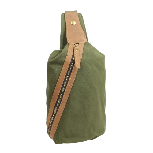 Fashion Style Canvas Chest Pack CK82.Green