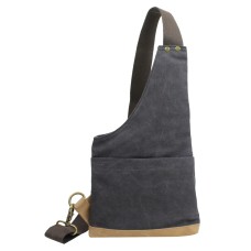 Slim Casual Canvas Chest Pack CK83.Grey