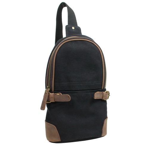 Simple Canvas Chest Pack CK84.Black