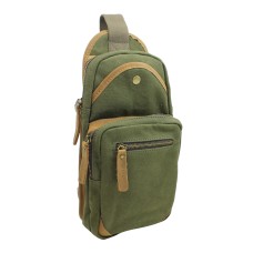 Cotton Canvas Travel Chest Pack CK85.Green