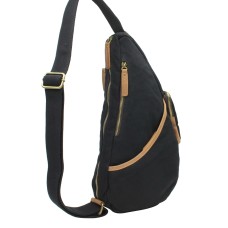 Spacious Shoulder Carry Travel Pack Bag CK93.Black