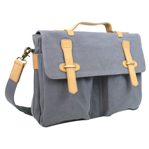 Casual Style Canvas Laptop Messenger Bag CM03.BG