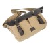 Casual Style Canvas Messenger Bag CM05.Khaki