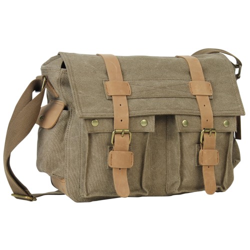 Classic Canvas Messenger Bag CM09.KG