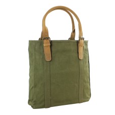 Casual Style Canvas Shoulder Tote CM10.GRN