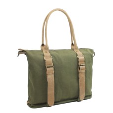 Classic Canvas Shoulder Messenger Bag CM11.Green