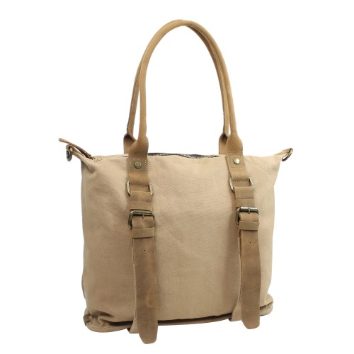 Classic Canvas Shoulder Messenger Bag CM11.Khaki