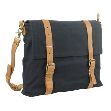 Casual Style Slim Canvas Messenger Bag CM16.BLK