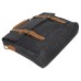 Vintage Cotton Wax Canvas Laptop Messenger Bag CM20.GRY