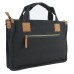 Canvas Messenger Casual Bag with Lift Handle CM34.BLK