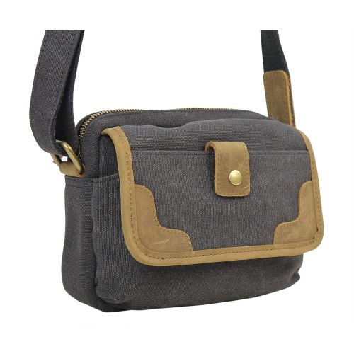 Small Parent-Child Canvas Shoulder Bag CS04.GRY