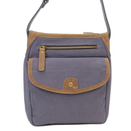 Vintage Cotton Canvas Shoulder Bag CS12.BG