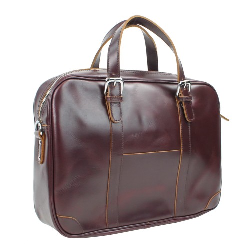 Cowhide Leather Casual Laptop Bag L24.WR