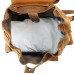 Spacious Oil Tanned Cowhide Leather Backpack L26.Vintage Brown