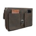 Medium Leather Briefcase L39.Dark Vintage