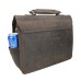 Oil Tanned Cowhide Leather Pro Briefcase L41.Dark Brown