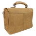 Spacious Cowhide Leather Messenger Bag L53.Distress