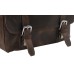 Full Grain Leather Laptop Bag with Clasp Lock L55.Vintage Brown