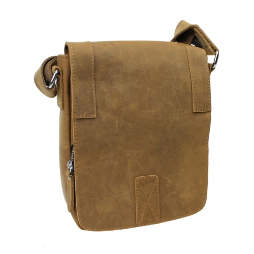 Full Grain Leather Satchel Handbag L77.BRN