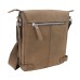 Full Grain Leather Messenger Bag L79.Vintage Brown