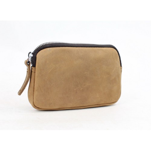 Cowhide Leather Small Pouch LA92NB