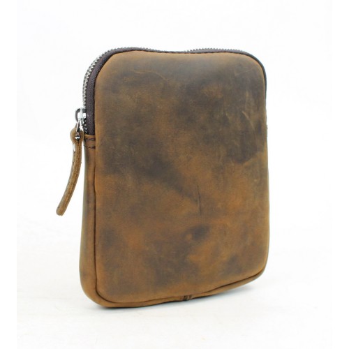 Cowhide Leather Big Pouch LA93VB