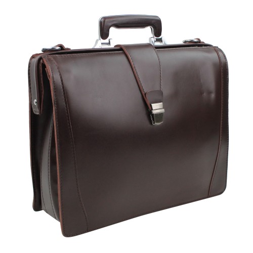 Full Grain Leather Business Pro Case LB12.Wine Red