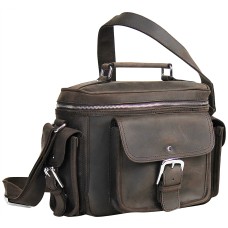 Full Grain Leather Vintage Camera Bag LC01.DB