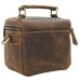 Full Grain Leather Vintage Camera Bag LC02.VB