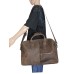 Full Grain Leather Overnight Gym Duffle Bag LD05.DS