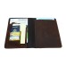 Cowhide Leather Portofolio Document Folder LH18.Dark Brown