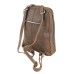 Full Grain Cowhide Leather Backpack-Small Size LK09.BLK