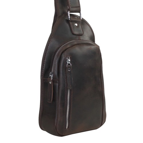 Full Grain Cowhide Leather Chest Pack LK16.DB