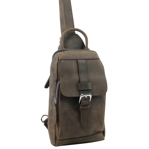 Classic Full Grain Leather Chest Pack LK25.DS